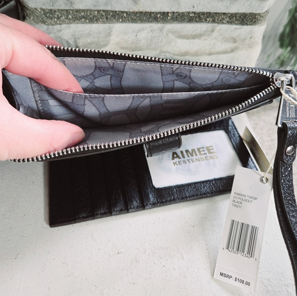 Amie Kestenberg Kansas zip top wristlet - Picture 3 of 5